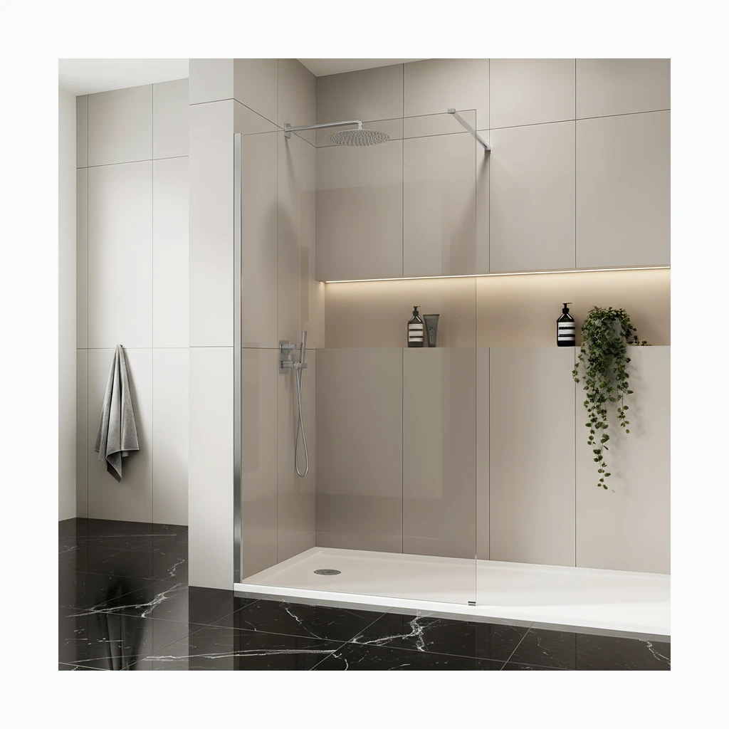 Walk-in dušisein Rea Flexi Transparent / Chrome 100 (KPL-K99062)