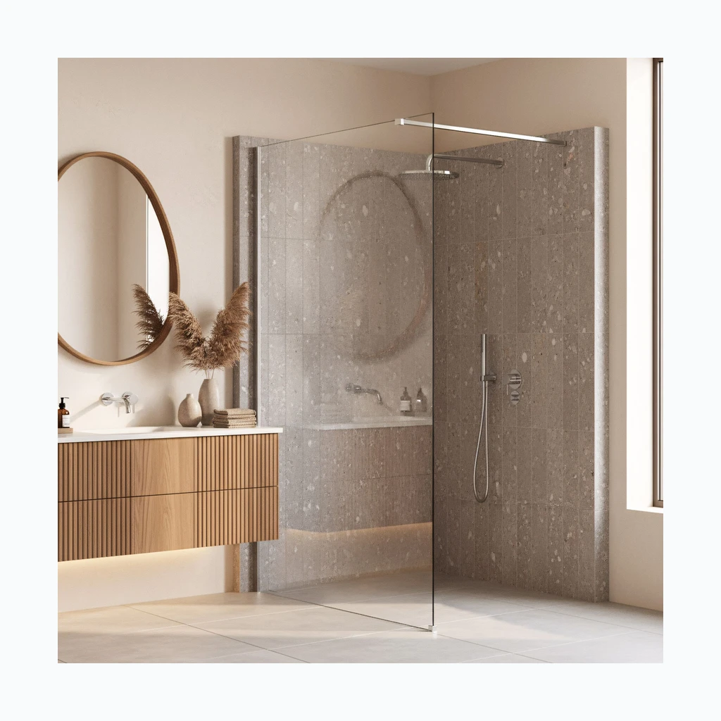 Walk-in dušisein Rea Flexi Transparent / Chrome 120 (KPL-K99060)