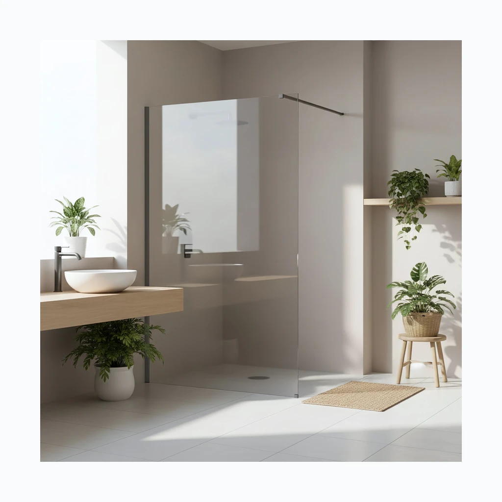 Walk-in dušisein Rea Flexi Transparent / Titan 120 (KPL-K99460)
