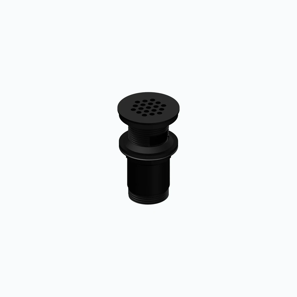 Eumar Waste free-water with overflow for under cover (matt muste) (951-0004-19)