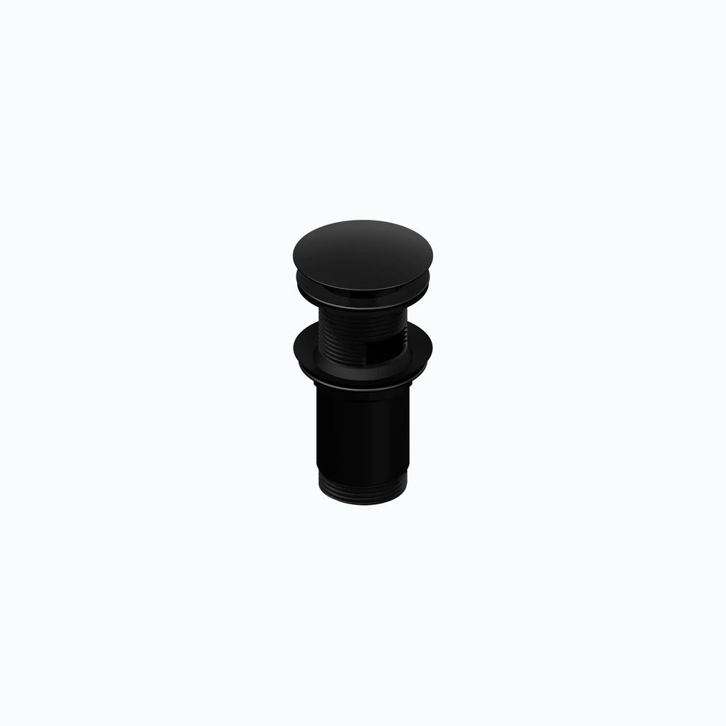 Eumar Waste push-open (brass, матовый чёрныйe) (951-0004-15)