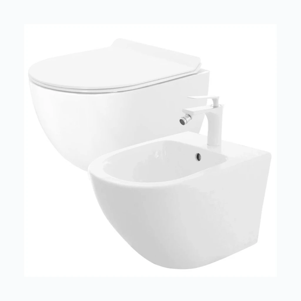 WC + bidee CARTER VALGE ALLIKOOLI komplekt (KPL-C1400)