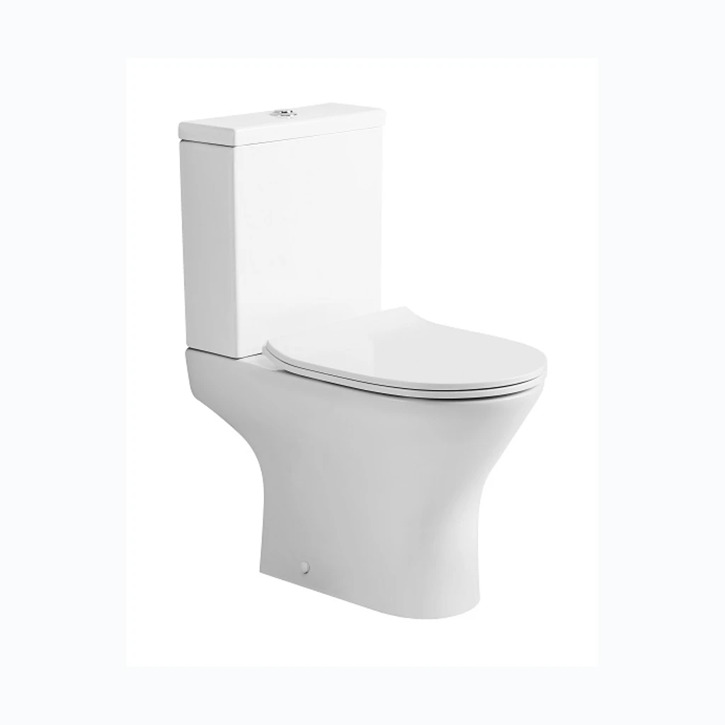 WC kompakt NOVO-Rimless tahavooluga+istelaud aeglaselt sulguv (Nordline) (13129)