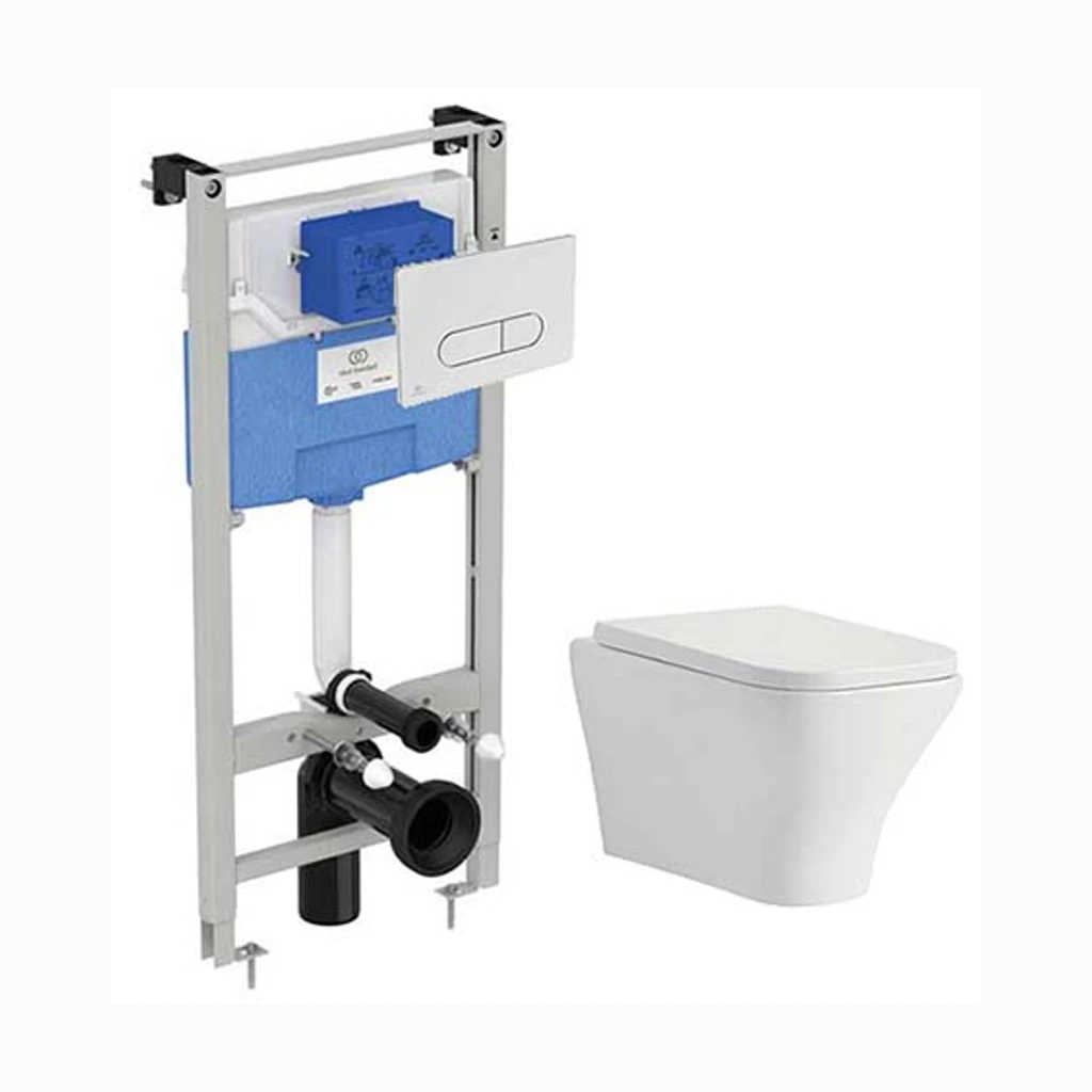 WC komplekt TORO (seinaraam PROSYS + loputusnupp + wc pott + kinnitused) (Nordline) (13097)