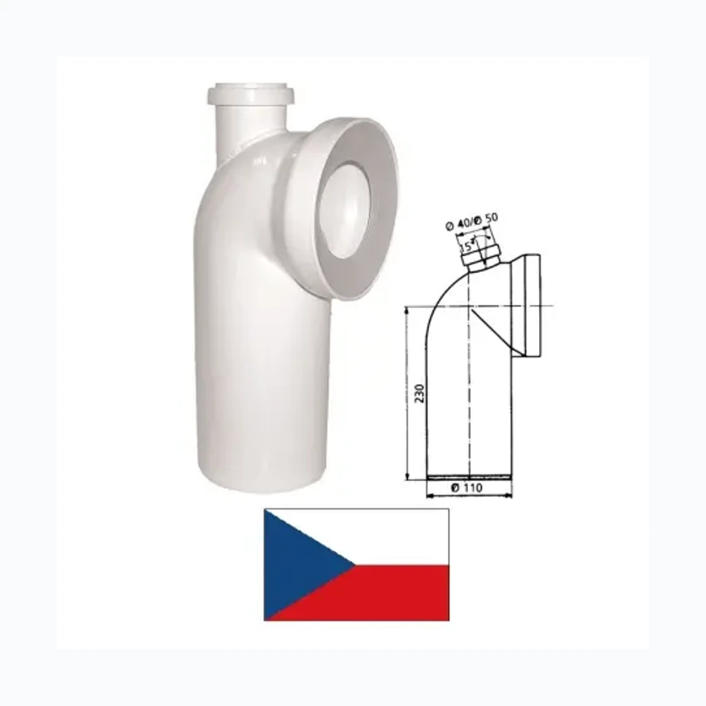 WC тройник угловой 90^ KK95000 58.110, DN100 (6880009)