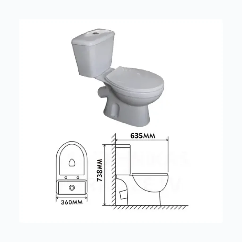 WC potid koos SC kaas, 45kr äravool, MILA (2577044)
