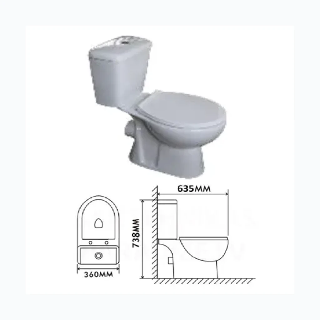 WC potid koos SC kaas, horisont.äravool, MILA (2577043)