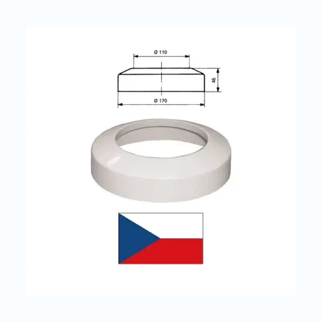 WC rosett DN100 KR00000,valge 58.301.00, DN100 (6880010)