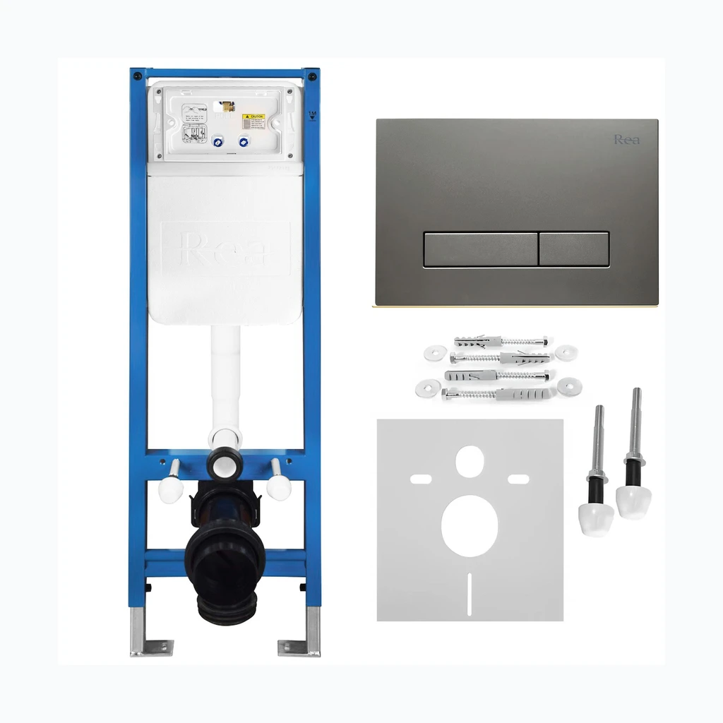 WC Süvistatav Paigaldusraami Komplekt Slim 024N HD Titan Nupuga (KPL-E1634)