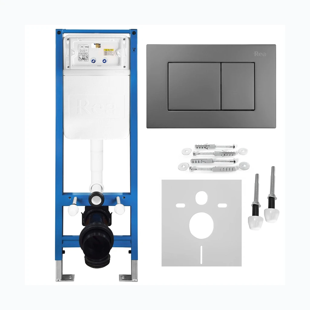 WC Süvistatav Paigaldusraami Komplekt Slim 024N J Titan Nupuga (KPL-E1638)