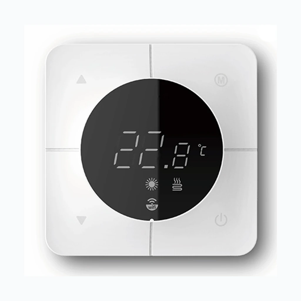 WIFI ruumitermostaat LCD ekraaniga 24V, valge (Nordline) (23485)